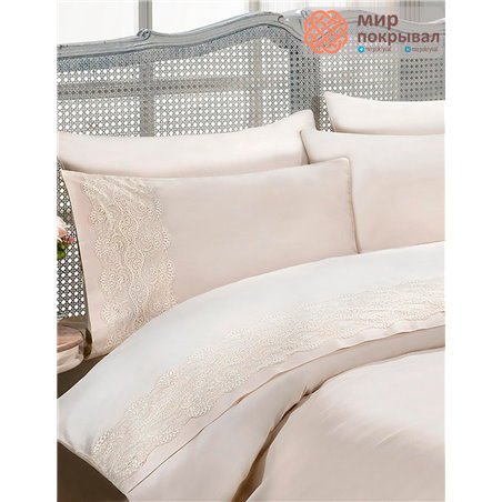 Постельное белье Gulru-5054 гипюр GelinHome