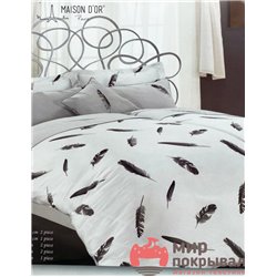 ПЛЮМЕС Maison D'or постельное белье с вышивкой (серый)