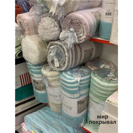 Покрывало Maison dor - Babette (БAБETTE - КОУР) серое