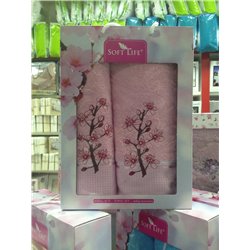 Полотенце Подарочный набор Soft Life "Сакура" 2