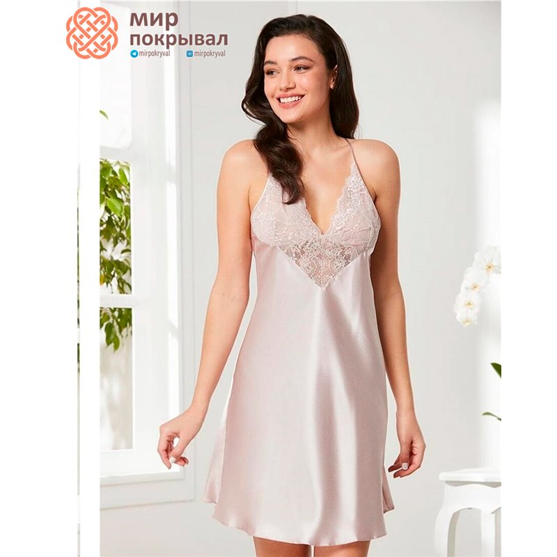 Халат+сорочка Pierre Cardin 4280 pudra