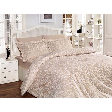 КПБ FirstChoice Cotton Satin Sweta ekru