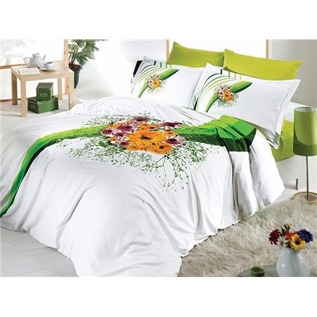 КПБ FirstChoice Cotton Satin Buket yesil