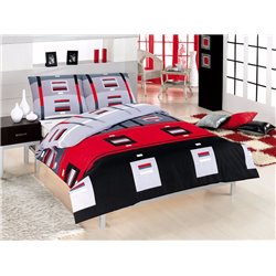 КПБ FirstChoice Polycotton Groke kirmizi