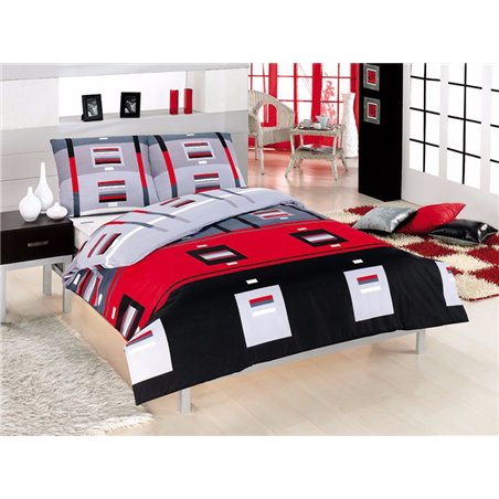 КПБ FirstChoice Polycotton Groke kirmizi