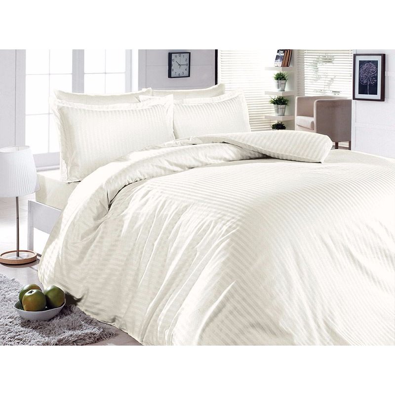 КПБ FirstChoice Satin Lines Style Lines style krem