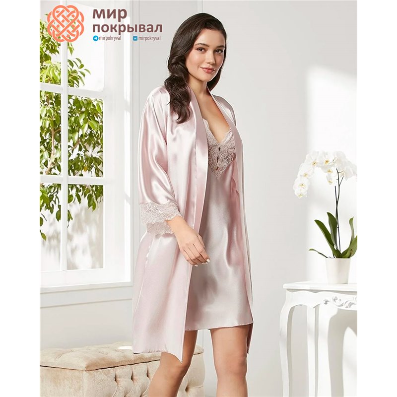 Халат+сорочка Pierre Cardin 4280 cream
