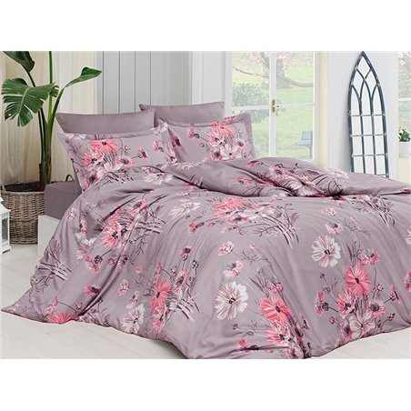 КПБ FirstChoice Cotton Satin Sanya leylak
