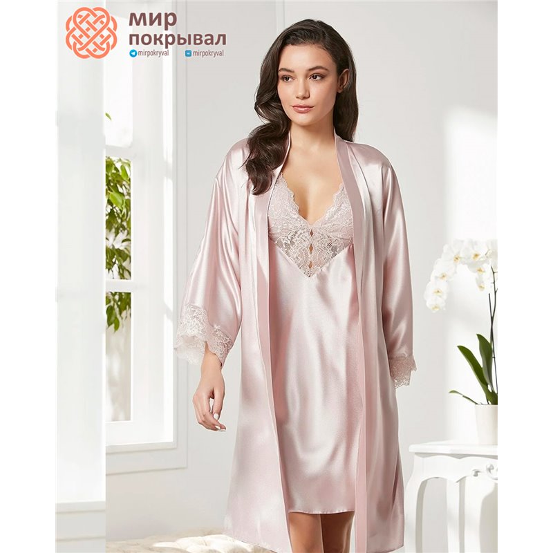 Халат+сорочка Pierre Cardin 4280 cream