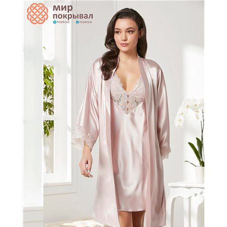 Халат+сорочка Pierre Cardin 4280 cream