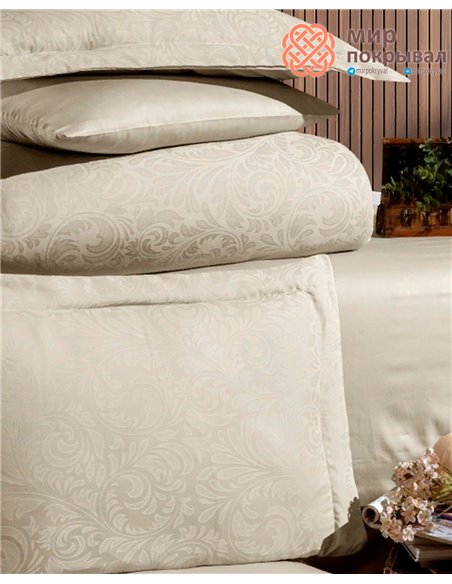 Постельное First Choice Jacquard Satin Herra White (JS-21) евро