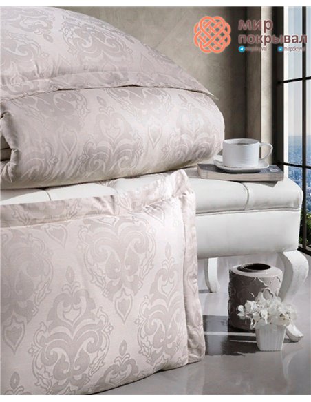 Постельное First Choice Jacquard Satin Sofya Champagne (JS-132) евро