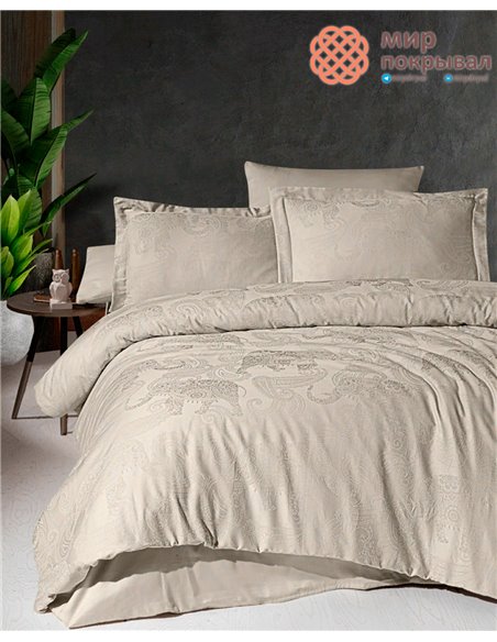 Постельное First Choice Jacquard Satin Doreta Soil (JS-231) евро