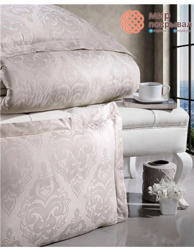 Постельное First Choice Jacquard Satin Sofya Champagne (JS-132) евро