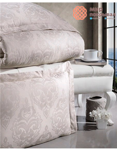 Постельное First Choice Jacquard Satin Sofya Champagne (JS-132) евро