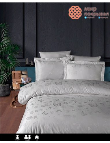 Постельное First Choice Jacquard Satin Corina Sand (JS-215) евро