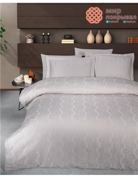 Постельное First Choice Jacquard Satin Norel Latte (JS-250) евро