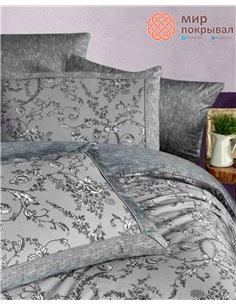 Постельное евро La Romano Dema gray Premium Satin (PR221) 2