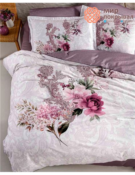 Постельное евро La Romano Dolce berry Premium Satin (PR331)