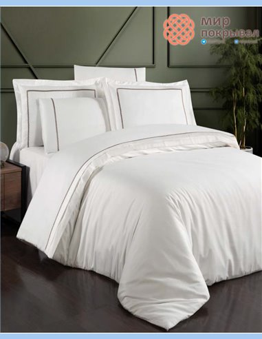 Постельное ЕВРО First Choice Pierre moonlight (VIP-321) cream