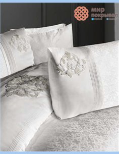 Постельное ЕВРО First Choice Mirabel moonlight (VIP-06) cream 2