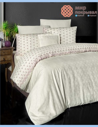 Постельное ЕВРО First Choice London moonlight (VIP-201) cross