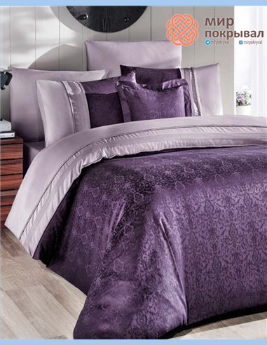 Постельное ЕВРО First Choice London moonlight (VIP-136) purple
