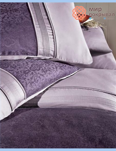 Постельное ЕВРО First Choice London moonlight (VIP-136) purple