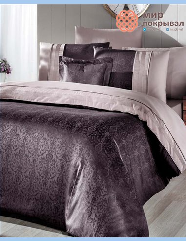 Постельное ЕВРО First Choice London moonlight (VIP-131) brown