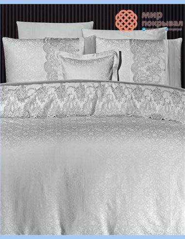 Постельное ЕВРО First Choice Hillary moonlight (VIP-102) grey