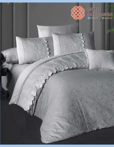 Постельное ЕВРО First Choice Harmonia moonlight (VIP-156)