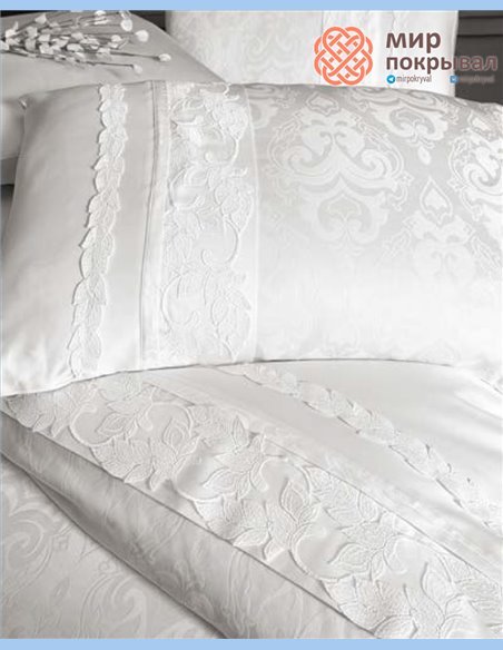 Постельное ЕВРО First Choice April moonlight (VIP-111) cream
