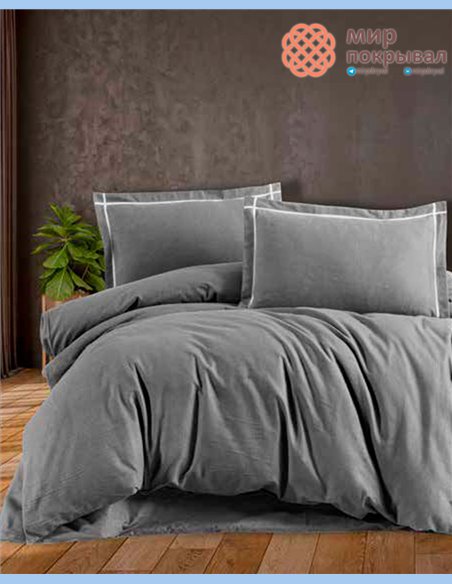 Постельное белье First Choice Flannel Soprano Grey (FLN321)