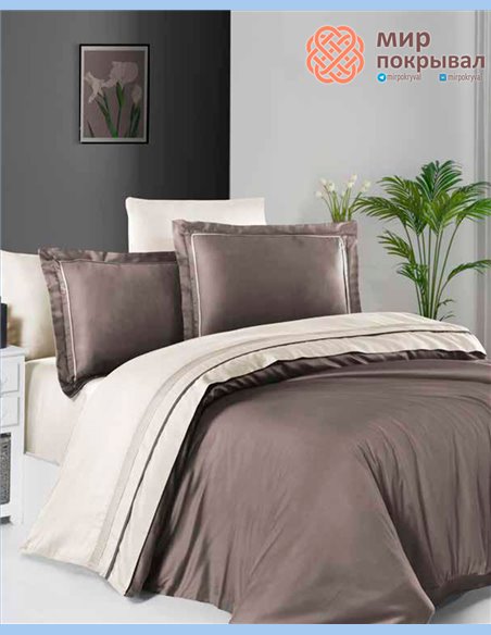 Сатиновое постельное First Choice Satin Deluxe Satin Deluxe Serenity (DLX416)