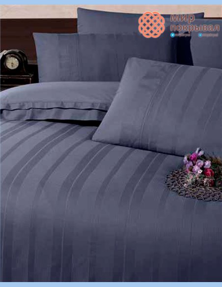 Темное постельное First Choice Satin Deluxe Ranforce Deluxe Dark Glosland (RDLX201)