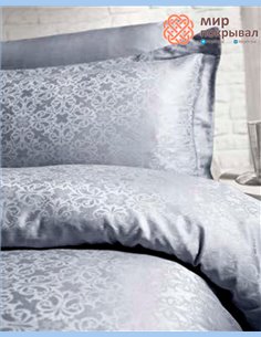 Жаккардовое постельное First Choice Satin Jacquard Lamone Grey (JS141) 2