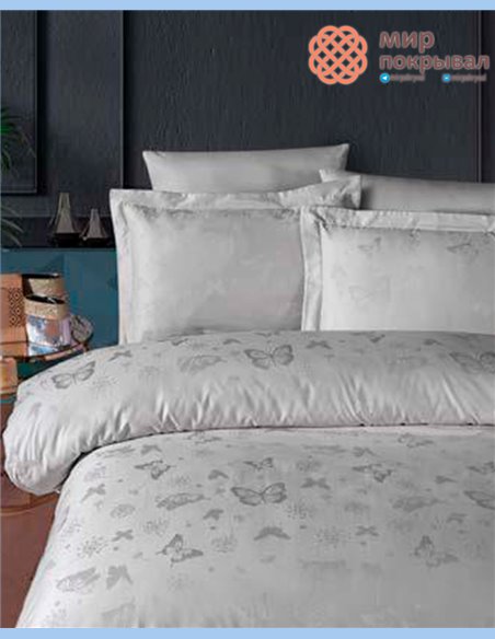 Жаккардовое постельное First Choice Satin Jacquard Corina Sand (JS215)