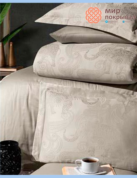Жаккардовое постельное First Choice Satin Jacquard Doreta Soil (JS231)