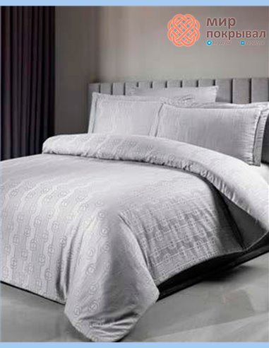 Жаккардовое постельное First Choice Satin Jacquard Norel Latte (JS250)
