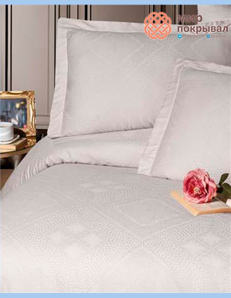 Жаккардовое постельное First Choice Satin Jacquard Etnic Beige (JS270)
