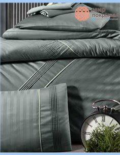 Сатиновое постельное First Choice Satin Deluxe Dark ModaLife Moonmist евро (DLX207) 2