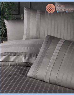 Сатиновое постельное First Choice Satin Deluxe Dark NewTrend Quicksilver евро (DLX83) 2