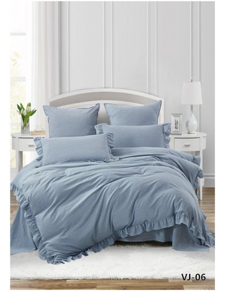 KARTEKS вареный жаккард с рюшей VJ 06