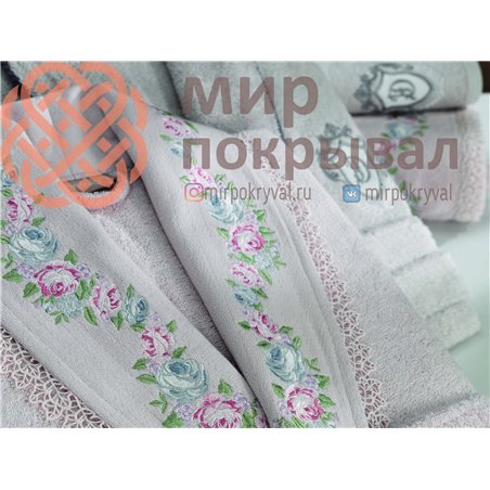 Lara Pudra-Tas Bambu Bornoz Set