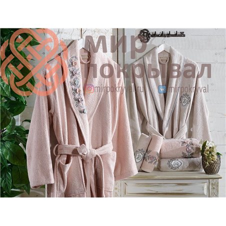 Spring Pudra-Tas Bambu Bornoz Set