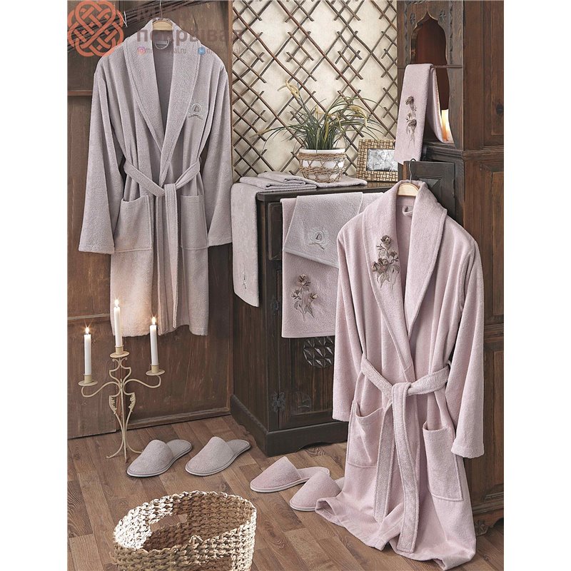 Anetta Pudra-Tas Bambu Bornoz Set