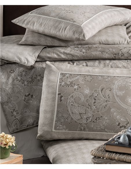 КПБ La Romano PR212 Theron rock Premium Satin (серо‑коричневый (какао/пыльный мокко)
