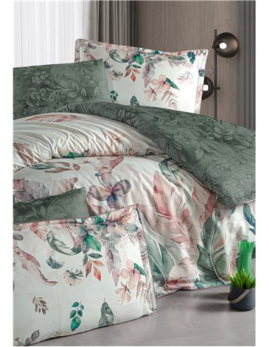 КПБ La Romano PR302 green Reneta Premium Satin (зеленый)