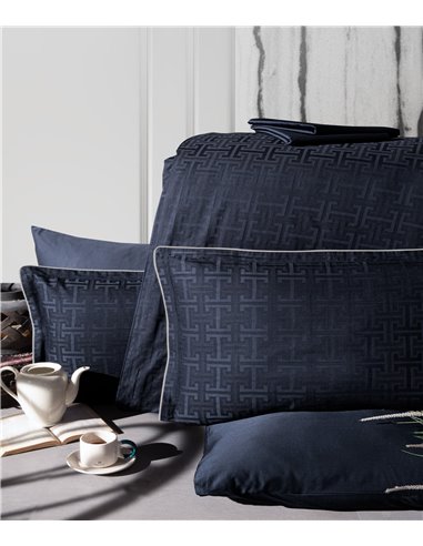 КПБ La Romano PR523 navy blue Rodel Premium Satin (синий)
