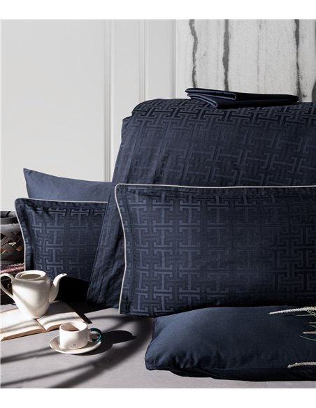 КПБ La Romano PR523 navy blue Rodel Premium Satin (синий)